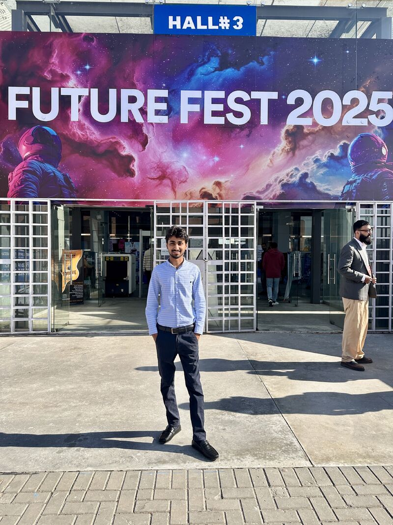 Engineer Adil Amin at Future Fest technology conference